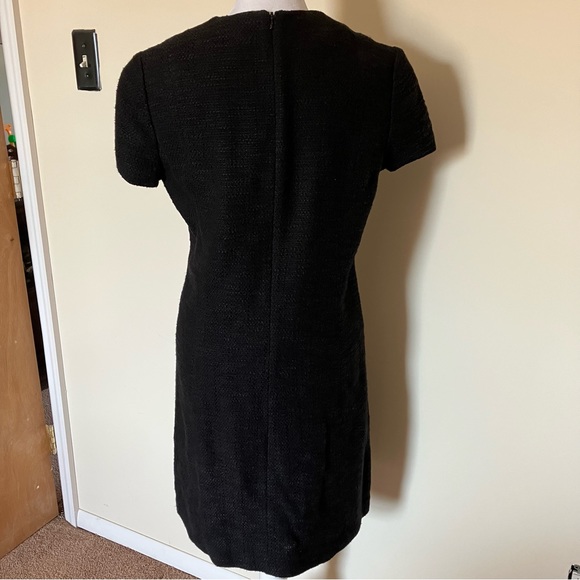 Tory Burch Black Tweed Dress with Pockets size 4 - Picture 5 of 7